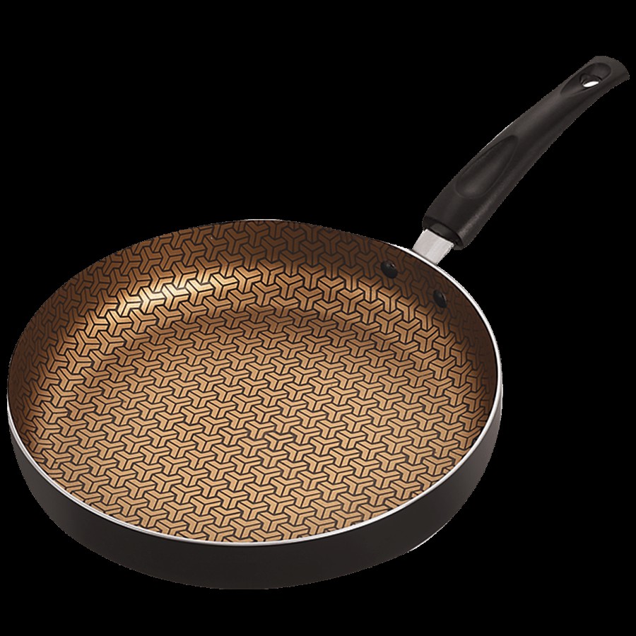 Nirlon New Majesty Non-Stick Aluminium Fry Pan - 24 cm