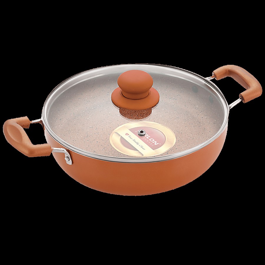 Nirlon New Ultimate Non-Stick Aluminium Kadai - Induction Bottom