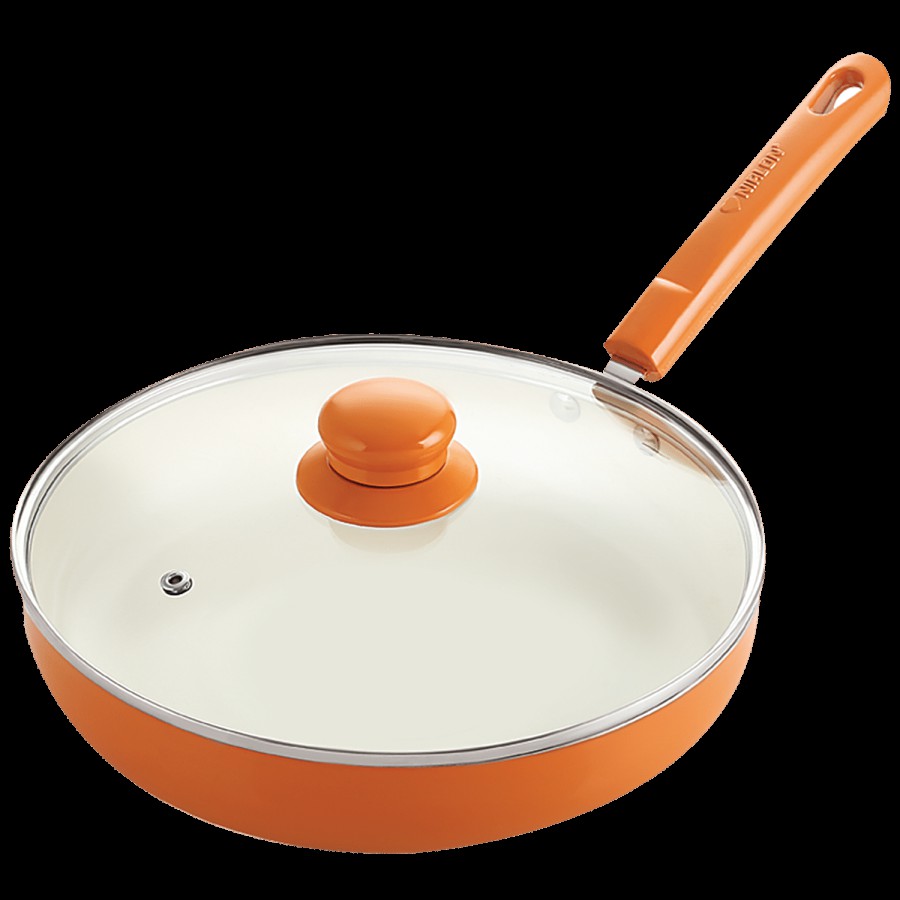 Nirlon Non-Stick Aluminium Fry Pan - Induction Bottom