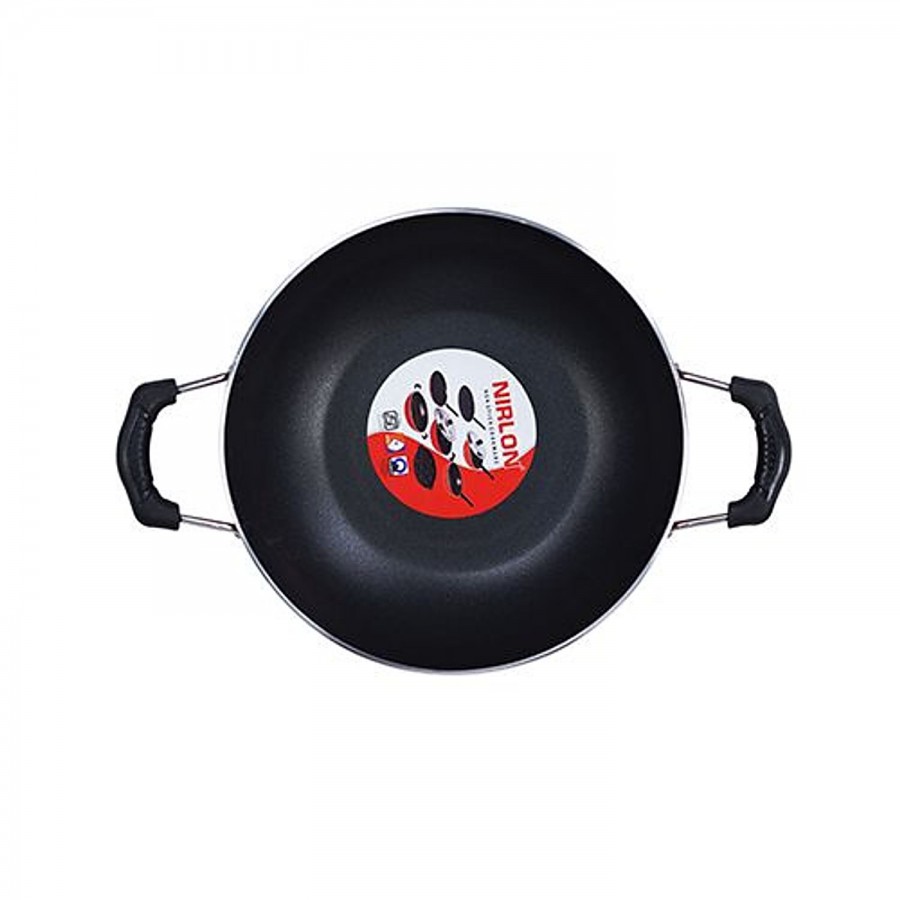 Nirlon Non-Stick Aluminium Kadai - 23.5 cm