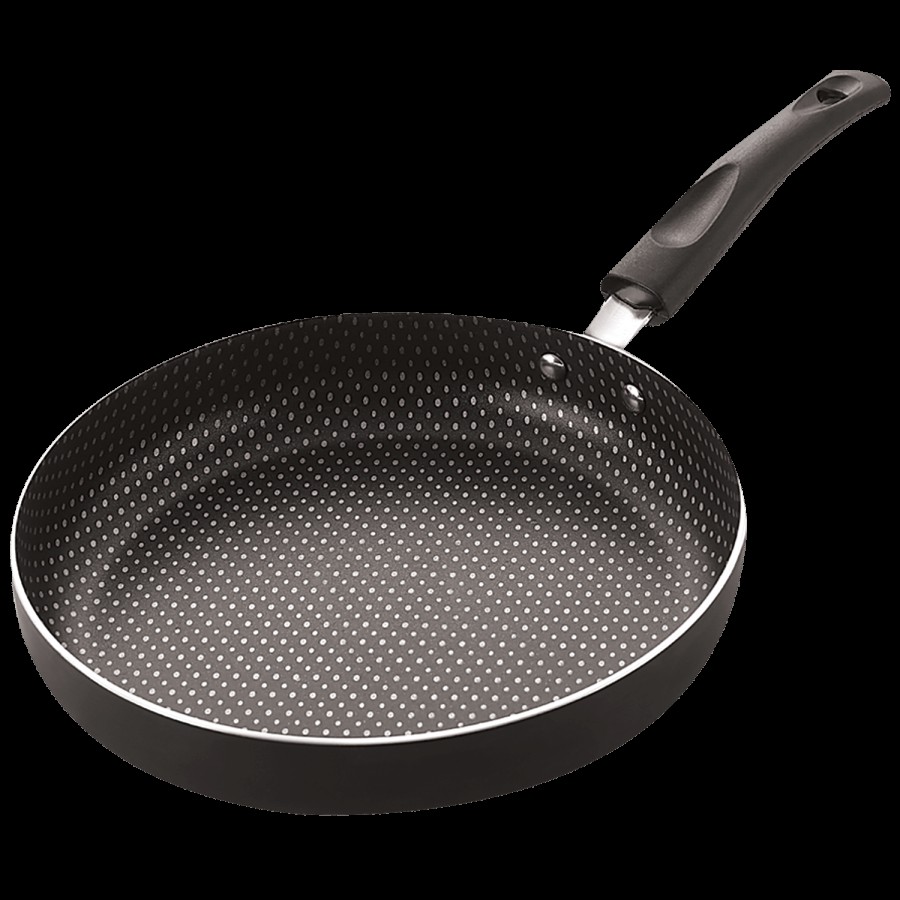 Nirlon Polkadot Non-Stick Aluminium Fry Pan - 24 cm