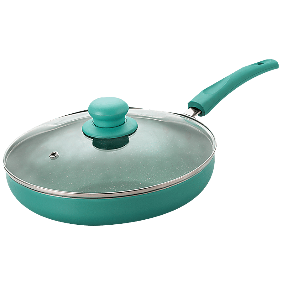 Nirlon Single Galaxy Non-Stick Aluminium Fry Pan - Induction Base