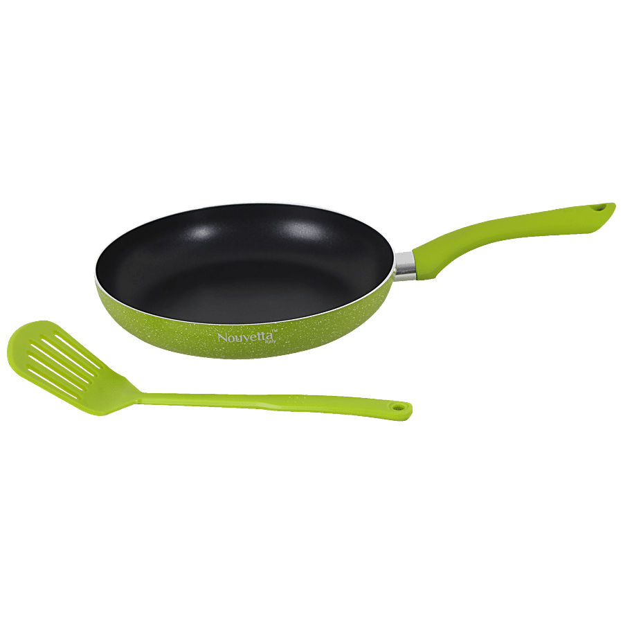 Nouvetta Veneto Non-Stick Aluminium Fry Pan With Spatula - 30 cm