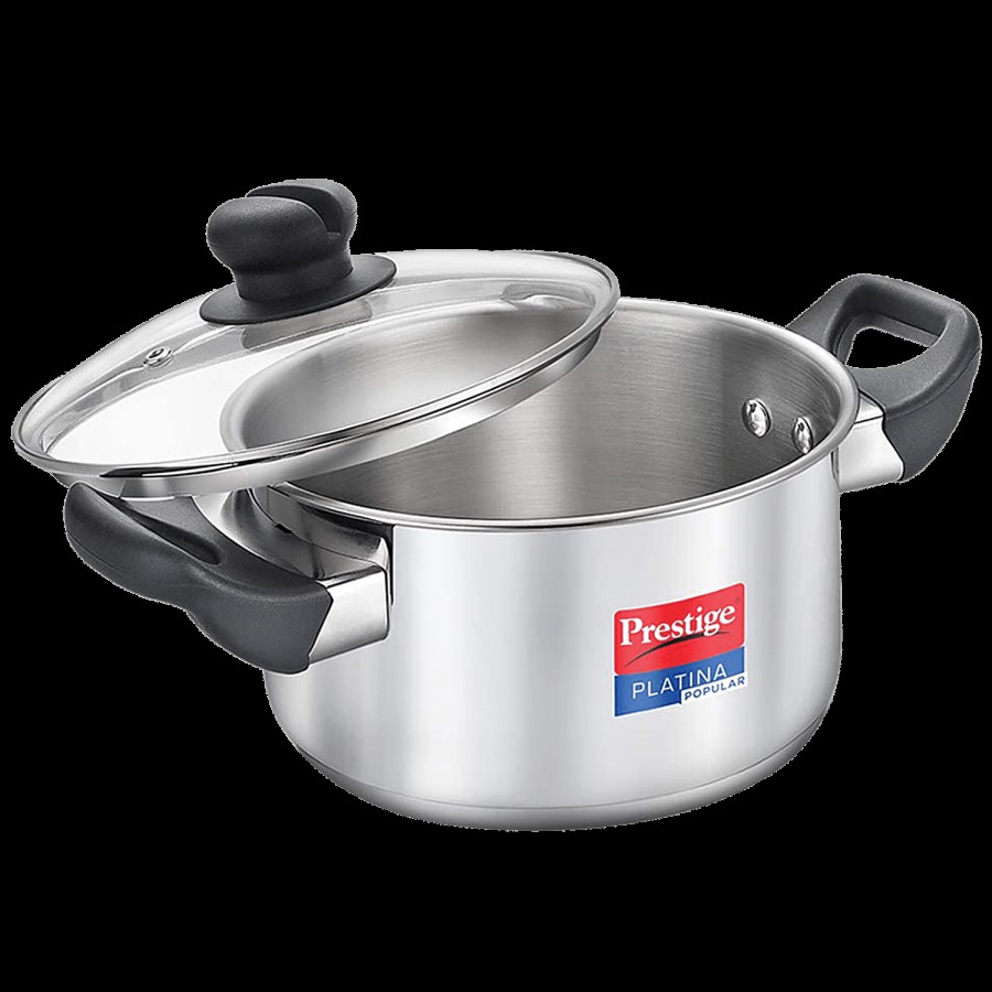 Prestige Casserole - Platina Popular Stainless Steel | 200 mm (36167)