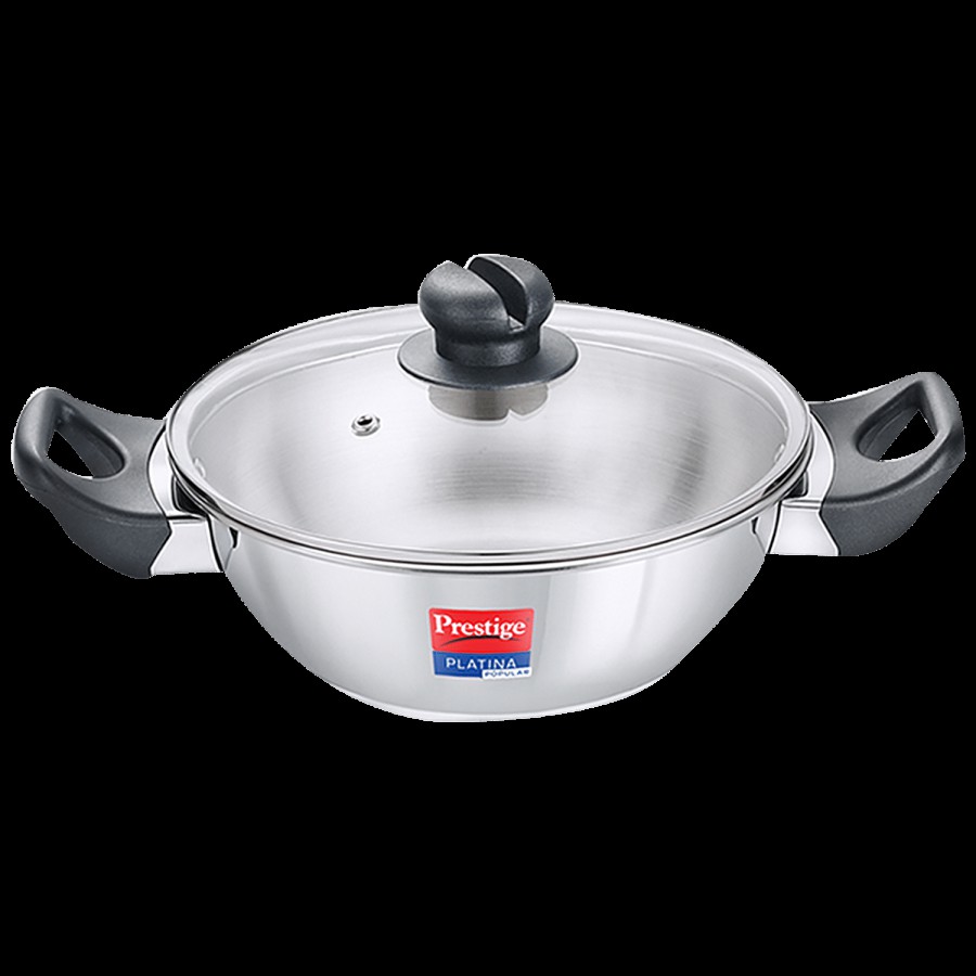 Prestige Kadai - Platina Popular Stainless Steel | 260 mm (36163)