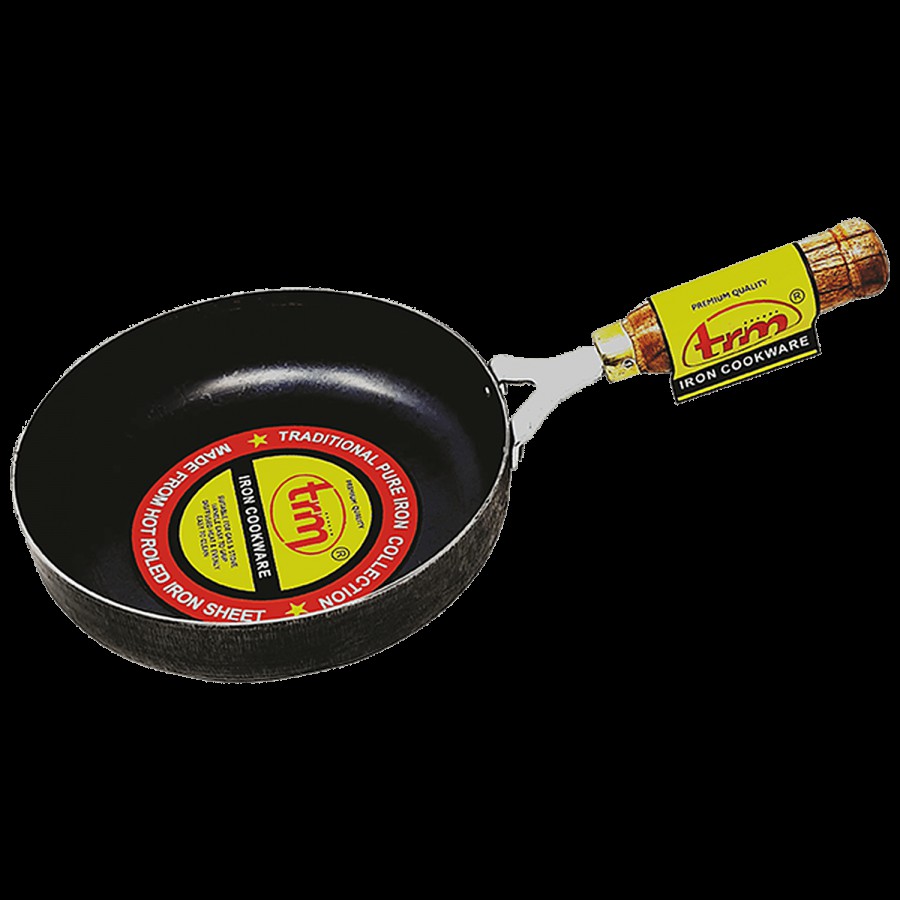 Trm Pure Iron Fry Pan - Flat Bottom