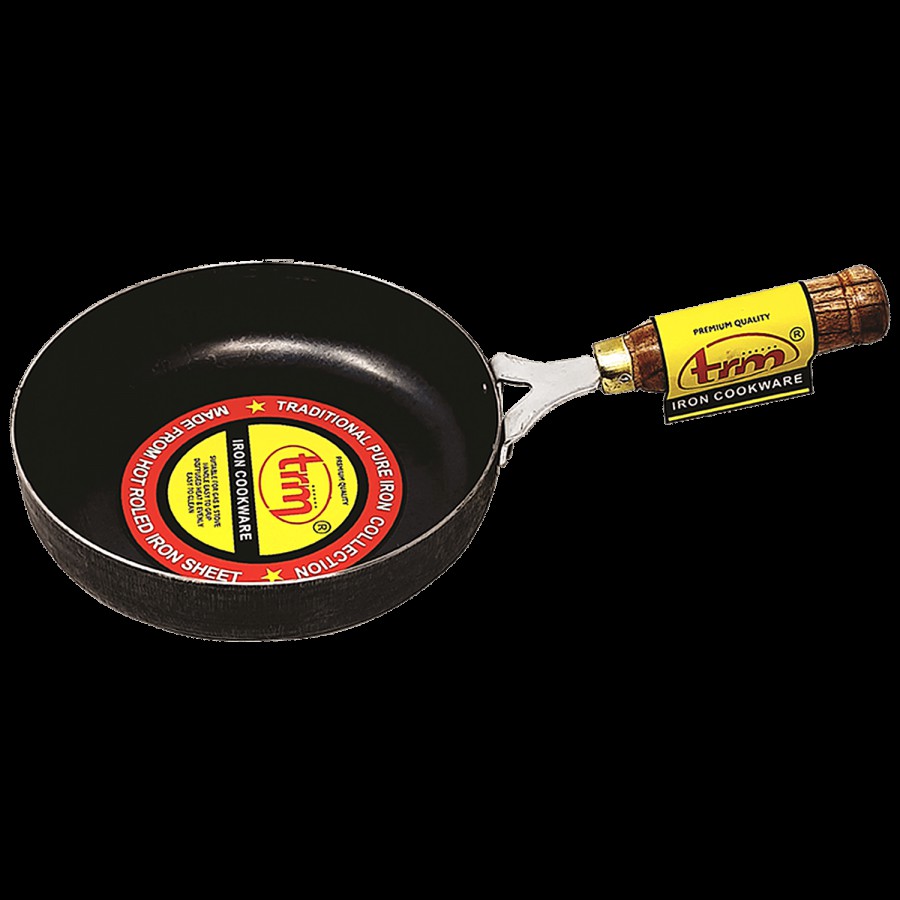 Trm Pure Iron Fry Pan - Flat Bottom