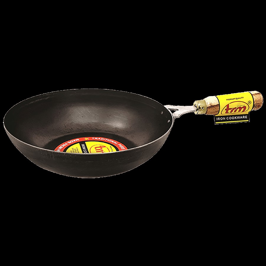 Trm Pure Iron Fry Pan - Flat Bottom