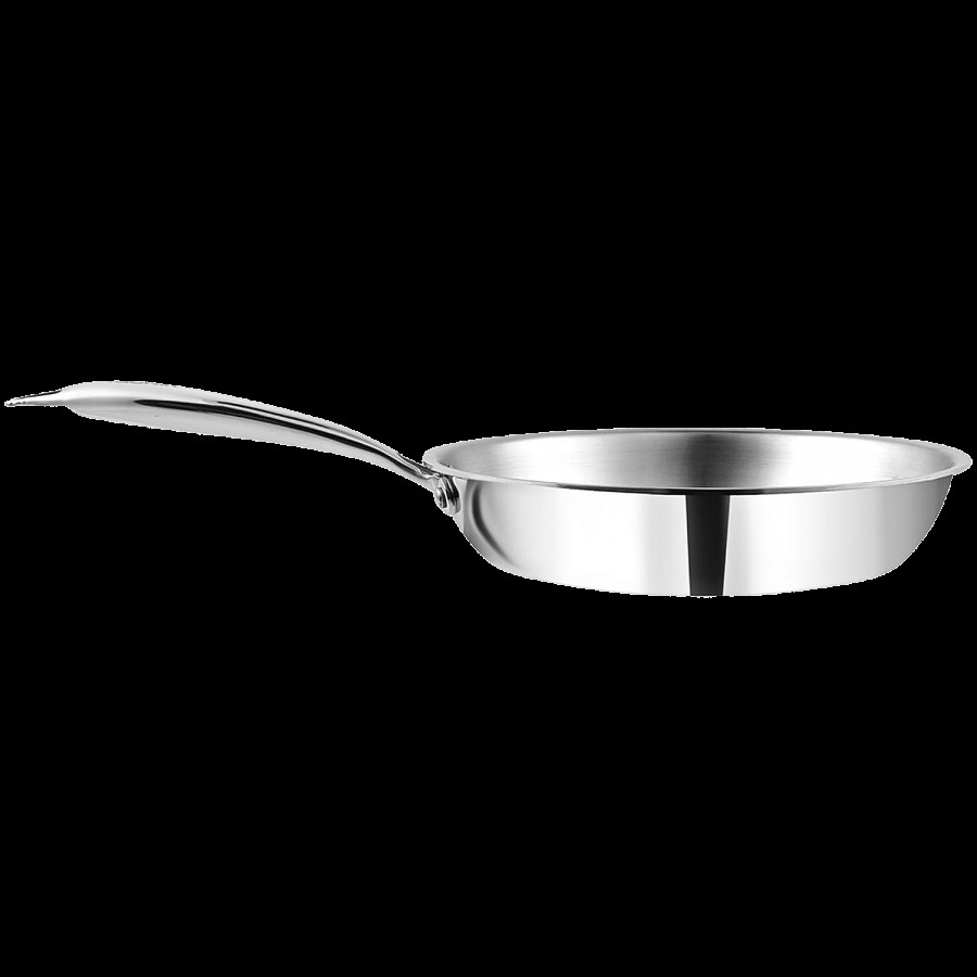 Vinod Stainless Steel Fry Pan - 3 Layer