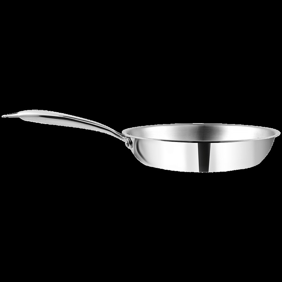 Vinod Stainless Steel Fry Pan - 3 Layer