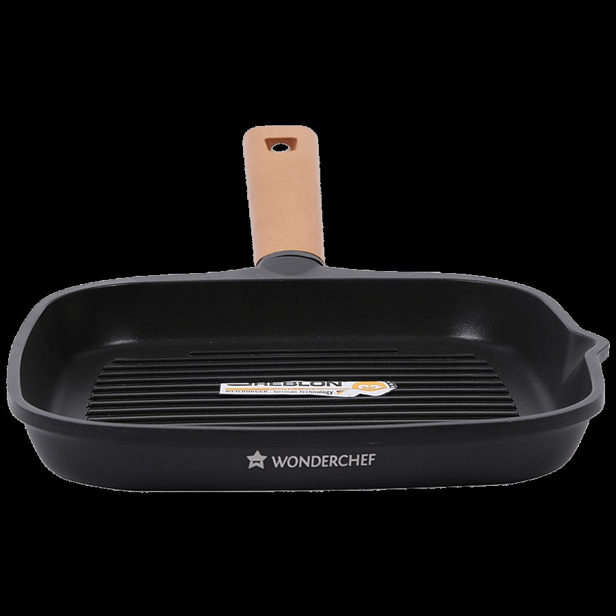 Wonderchef Die-Cast Aluminium Grill Pan - Induction Base