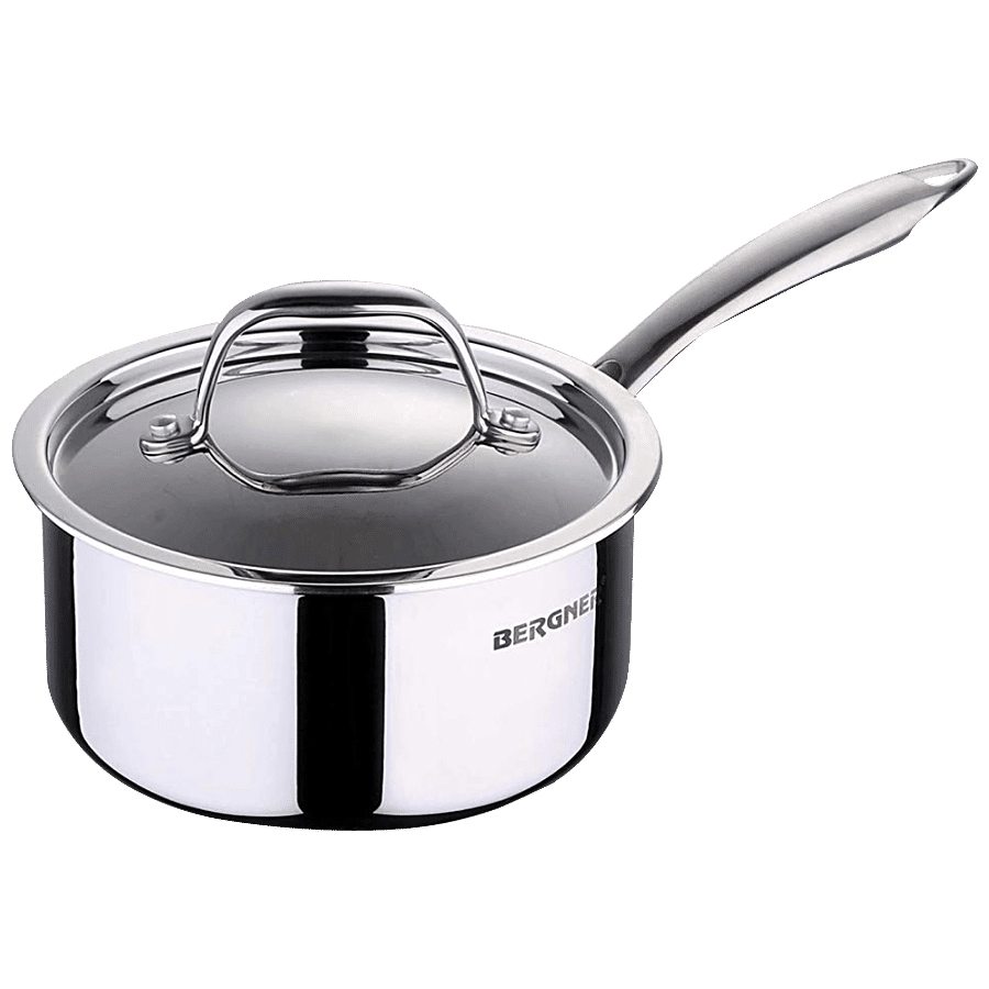 Bergner Tri-Ply Stainless Steel Saucepan - Induction Base