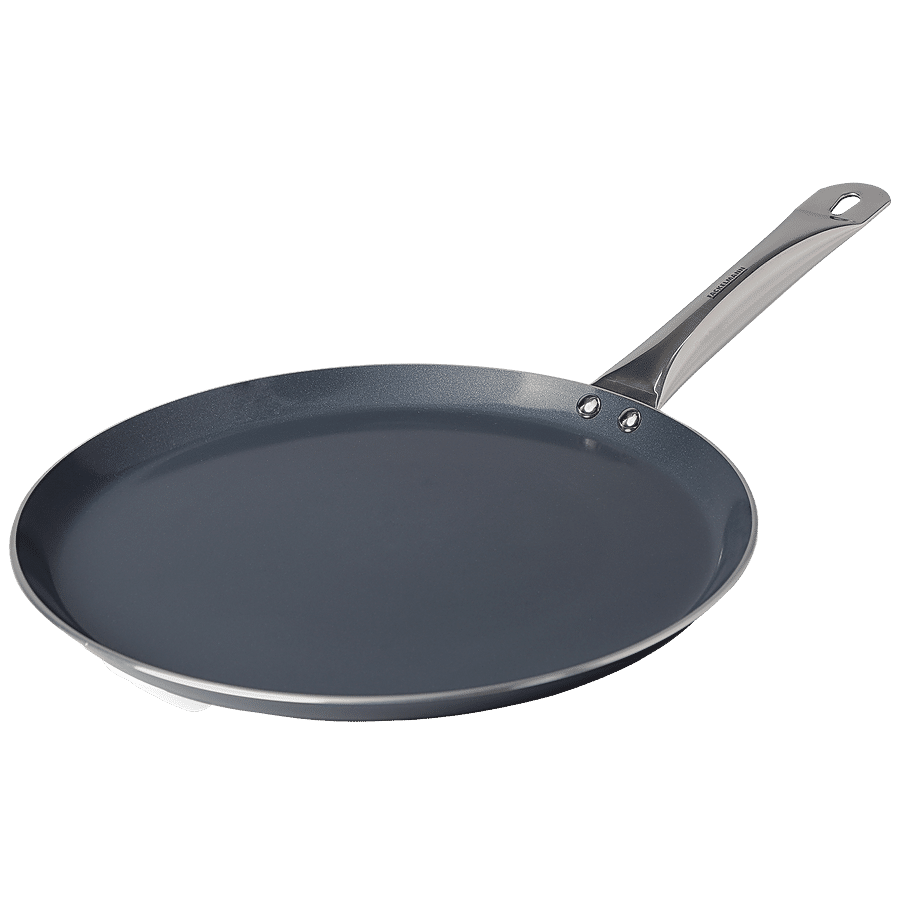 Fackelmann Ceramic Nonstick Flat Tawa Pan 28 cm