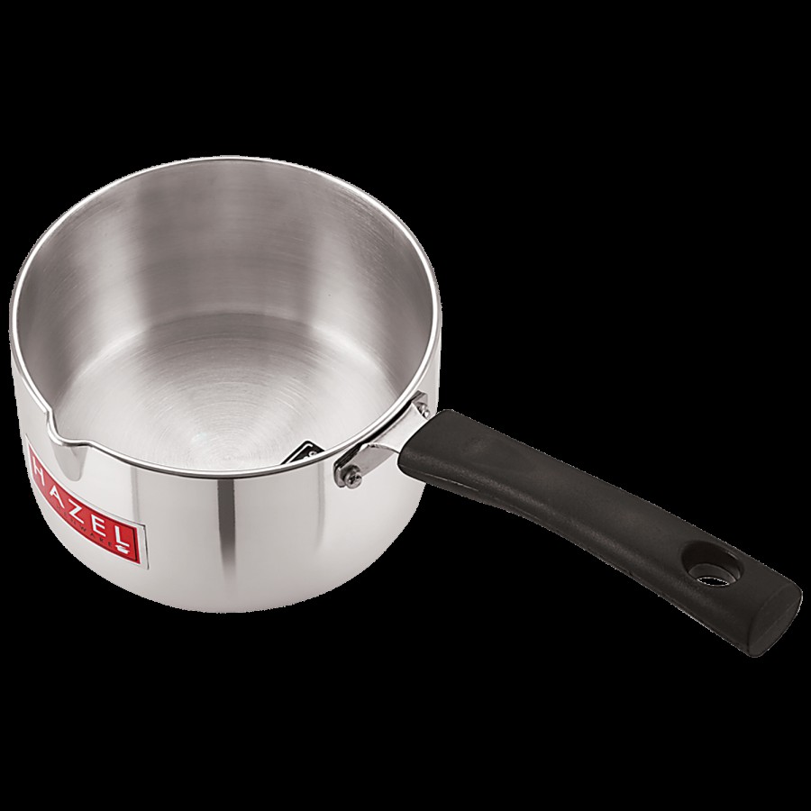 HAZEL Aluminium Sauce Pan - Silver