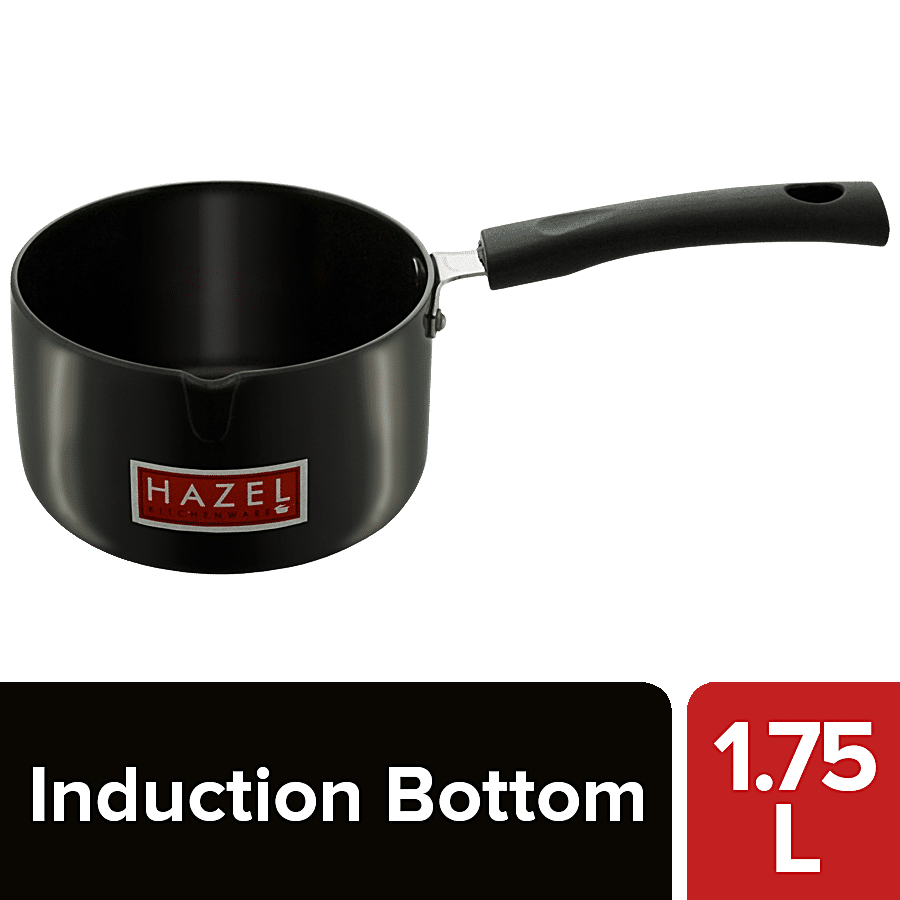 HAZEL Hard Anodised Aluminium Saucepan - Induction Base