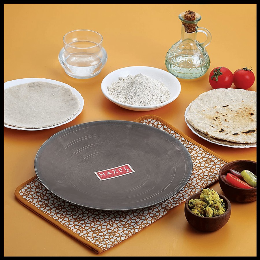 HAZEL Pure Iron Concave Dosa Tawa - 29 cm