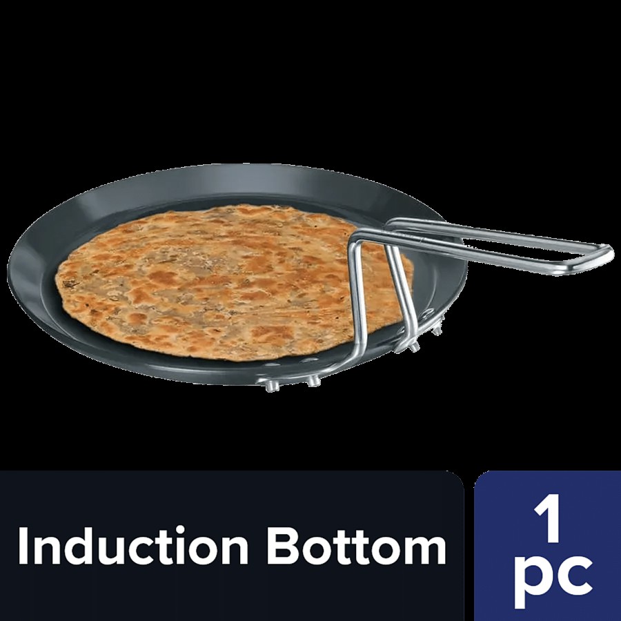 Hawkins Futura Hard Anodised Aluminium Flat Tawa - Induction Base