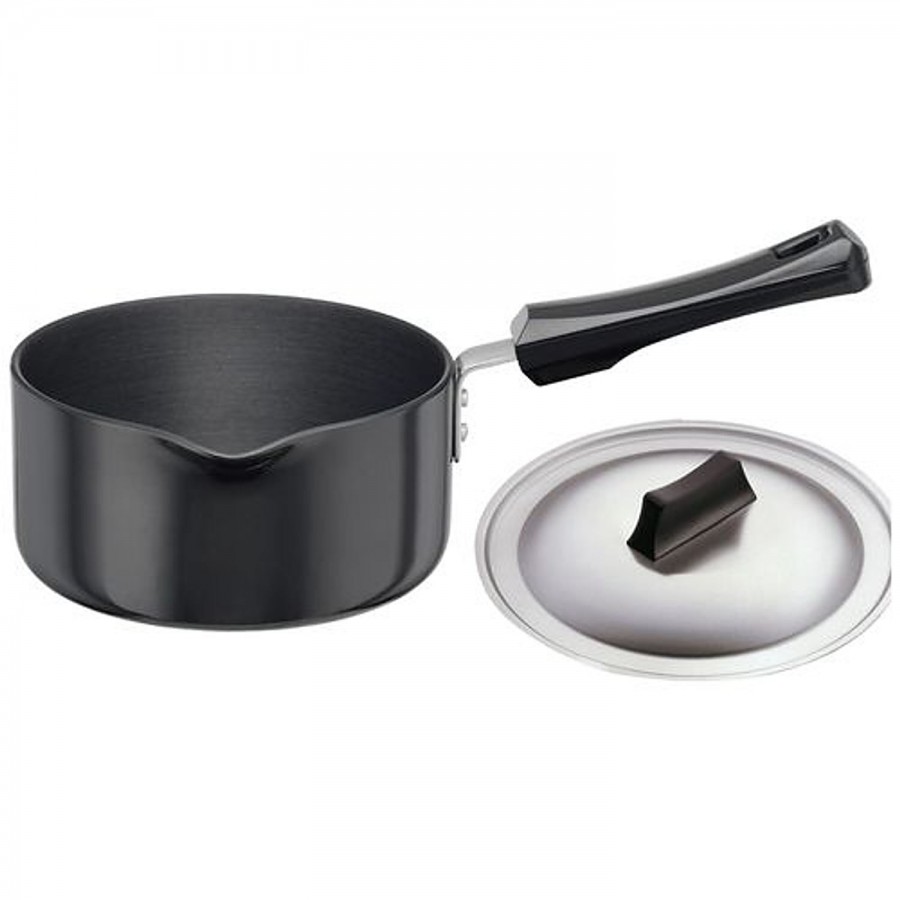 Hawkins Futura Hard Anodised Aluminium Saucepan - Ezee-Pour