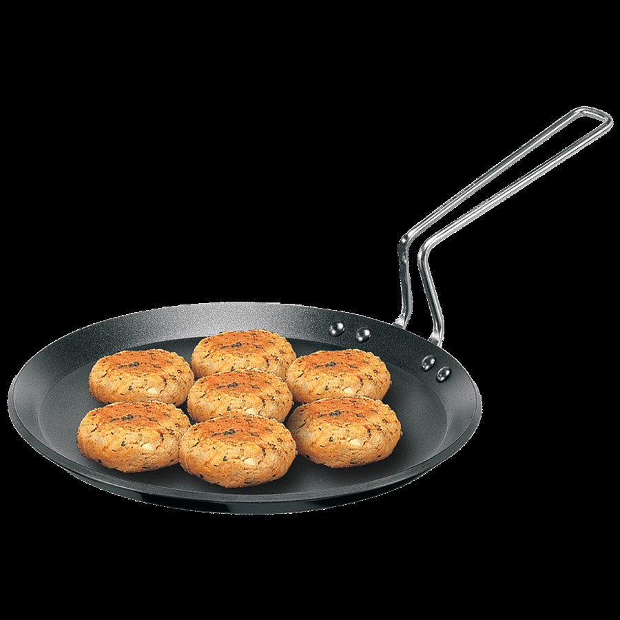 Hawkins Futura Hard Anodised Non-Stick Roti Tawa - 26 cm