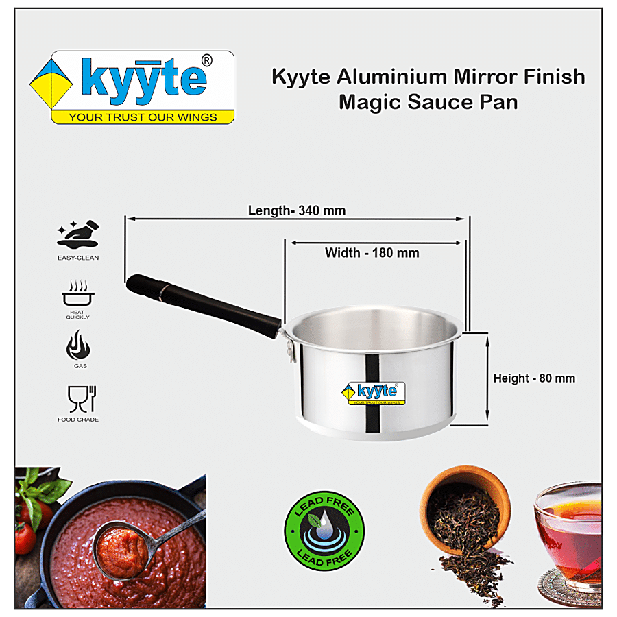 Kyyte Aluminium Saucepan - PFOA Free