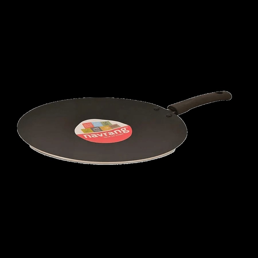 Navrang Aluminium Non-Stick Concave/Chapati Tawa - 28 cm