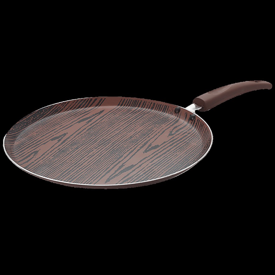 Nirlon Aluminium Non-Stick Flat Tawa - 3 Layer Coating