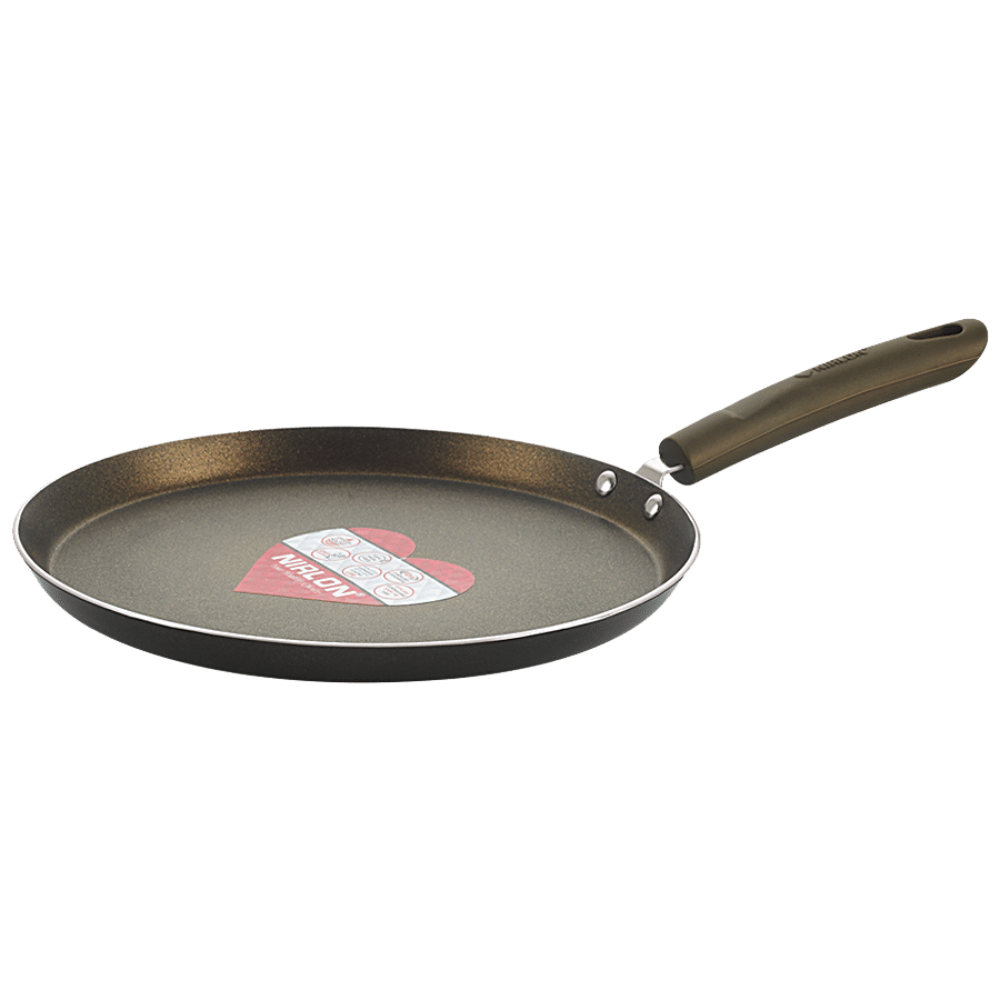 Nirlon Aluminium Non-Stick Flat Tawa - 3 Layer Coating