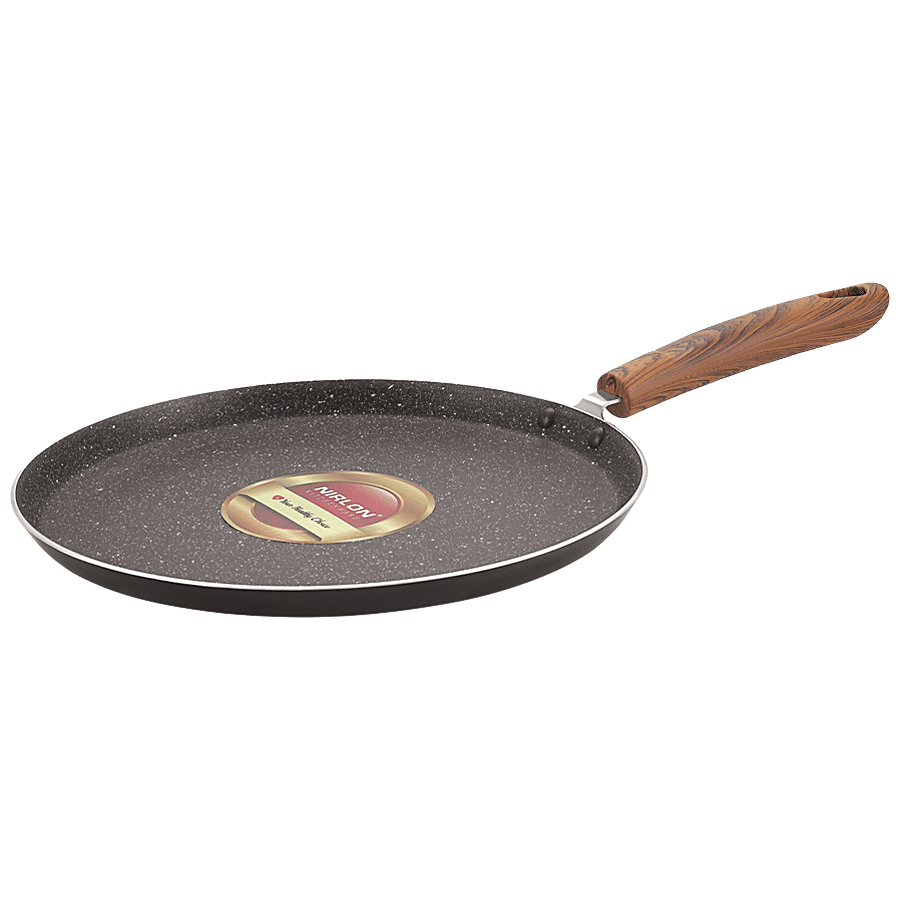 Nirlon Aluminium Non-Stick Flat Tawa - 3 Layer Coating