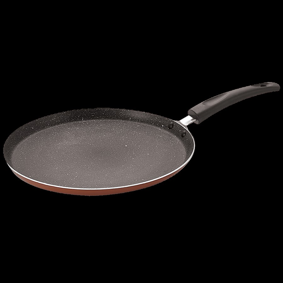 Nirlon Aluminium Non-Stick Flat/Dosa Tawa - Brownie Granite