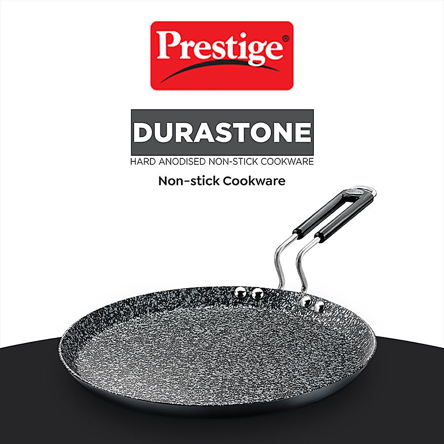 Prestige Durastone Hard Anodised 6 Layer Non-Stick Omni Tawa - 29 cm