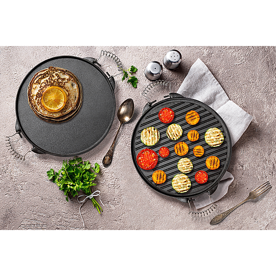 Tibros Cast Iron Tawa - Induction Base