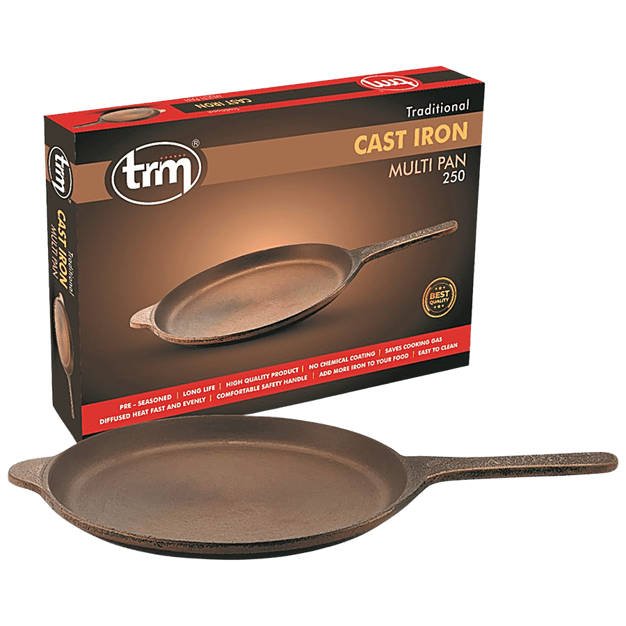 Trm Cast Iron Multi/Pizza Pan/Skillet - Induction Friendly