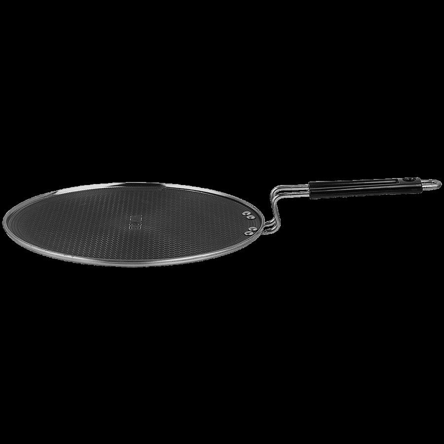 Vinod Platinum Stainless Steel Non-Stick Flat/Dosa Tawa - 3 Layer Coating