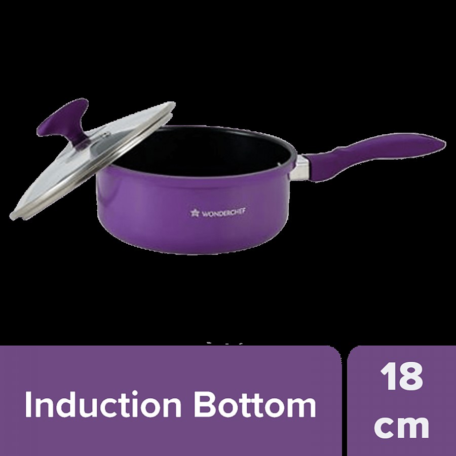 Wonderchef Elite Induction Base - Sauce Pan with Lid