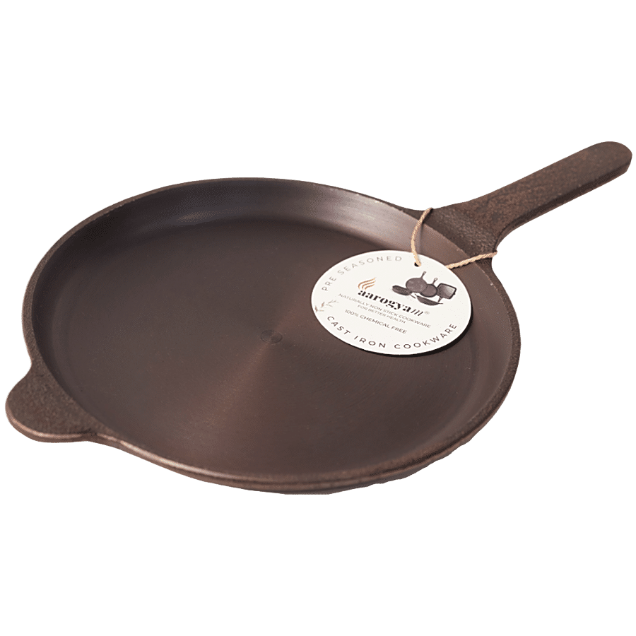 aarogyam Cast Iron Omelette Pan - 25.4 cm