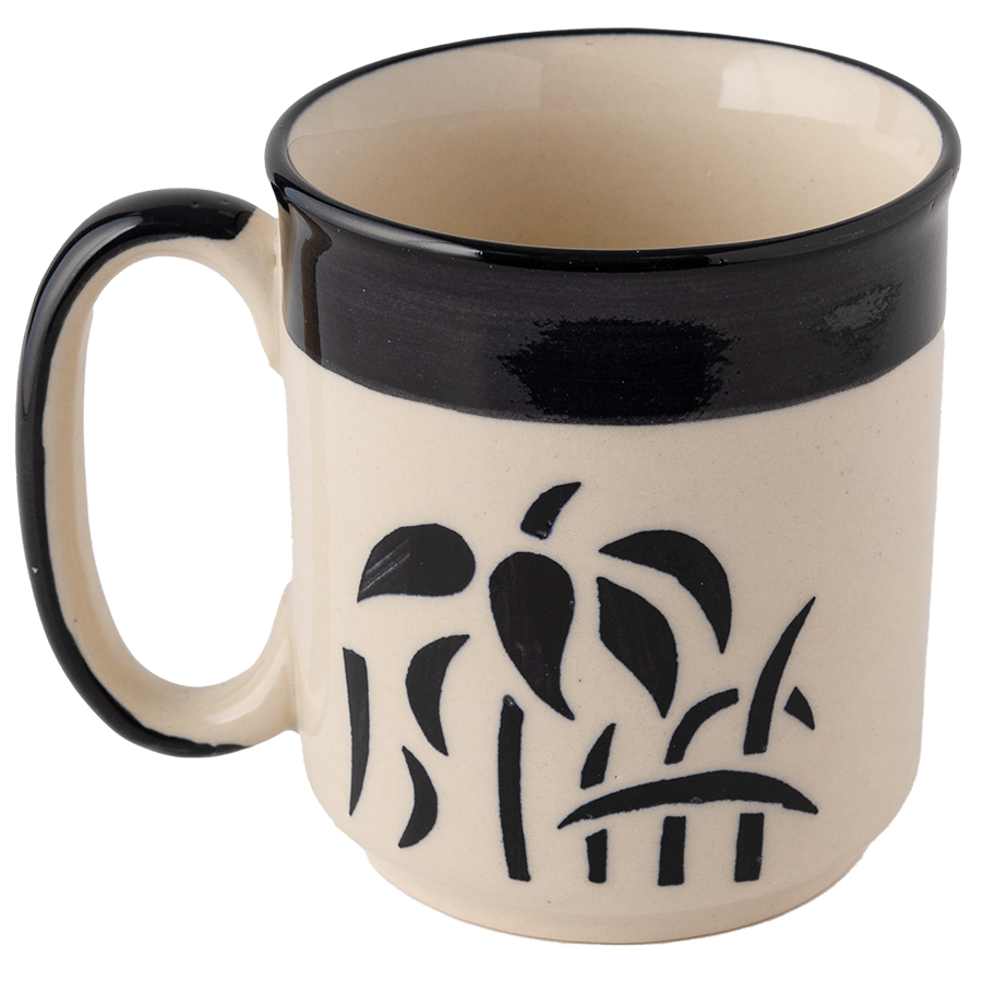 BB Home Earth Ceramic Coffee Mug - Abstract Design