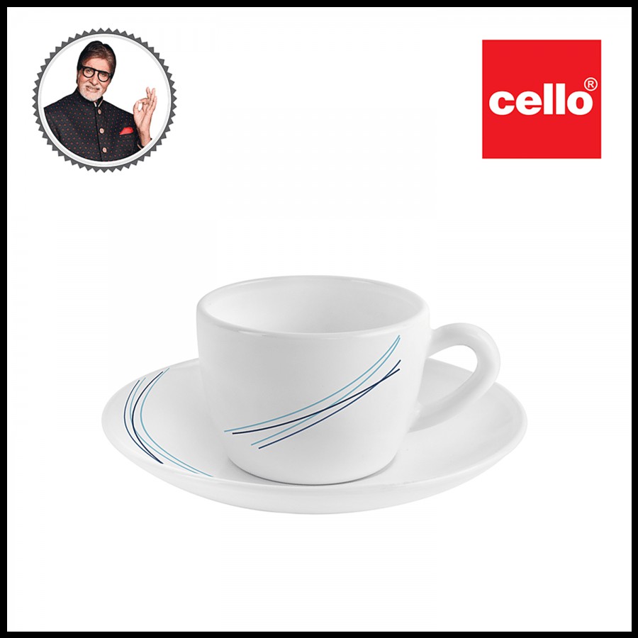 Cello Queen Cup & Saucer - Regular