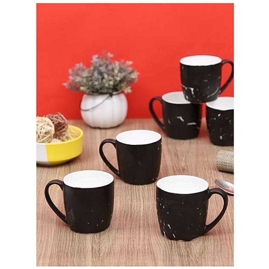 Claycraft Alton Coffee Mugs - Crazy Black