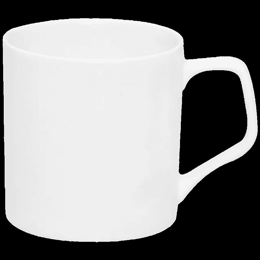 Claycraft Ceramic Coffee Mug Director Plain - White