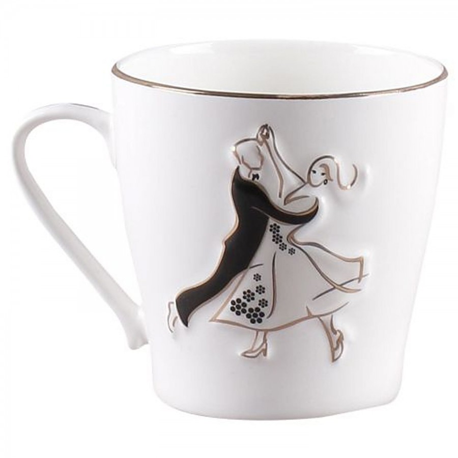 Claycraft Chai/Bonechina Coffee Mug - Couple Print