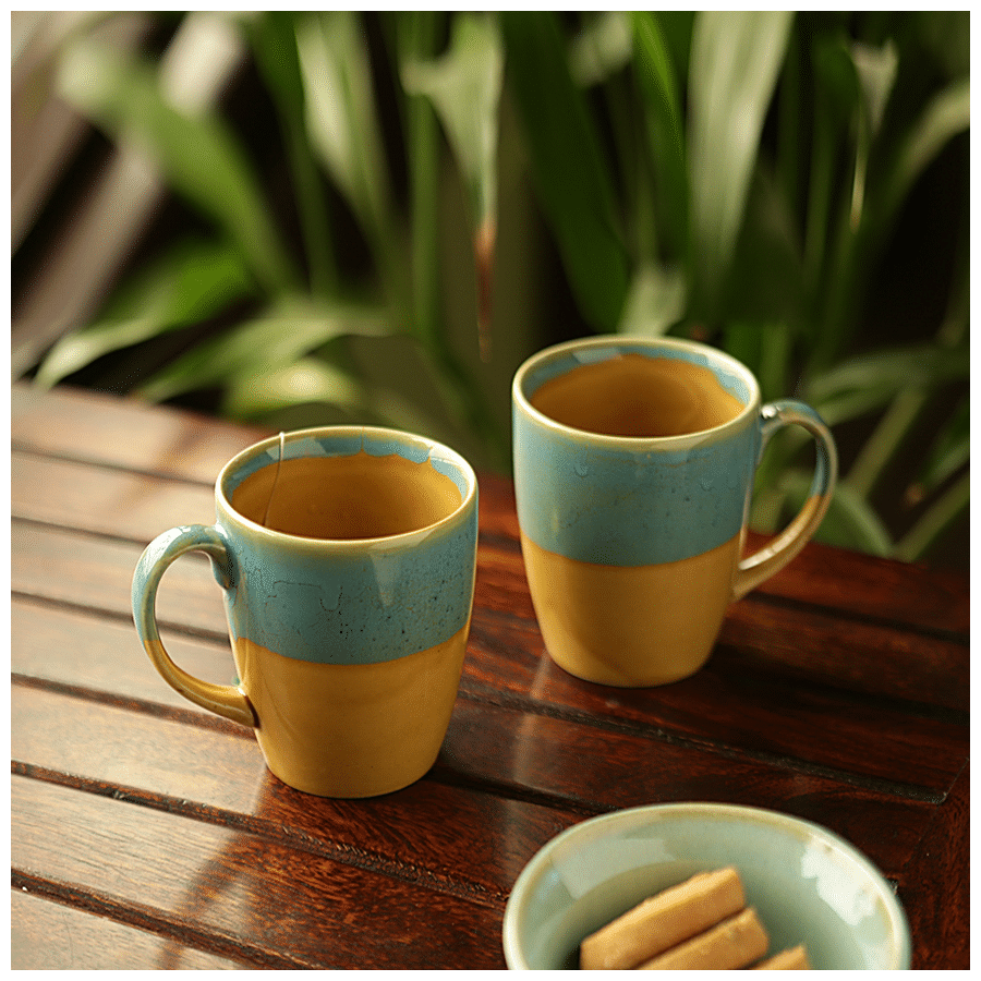 ExclusiveLane Ceramic Coffee Mugs - River Rims