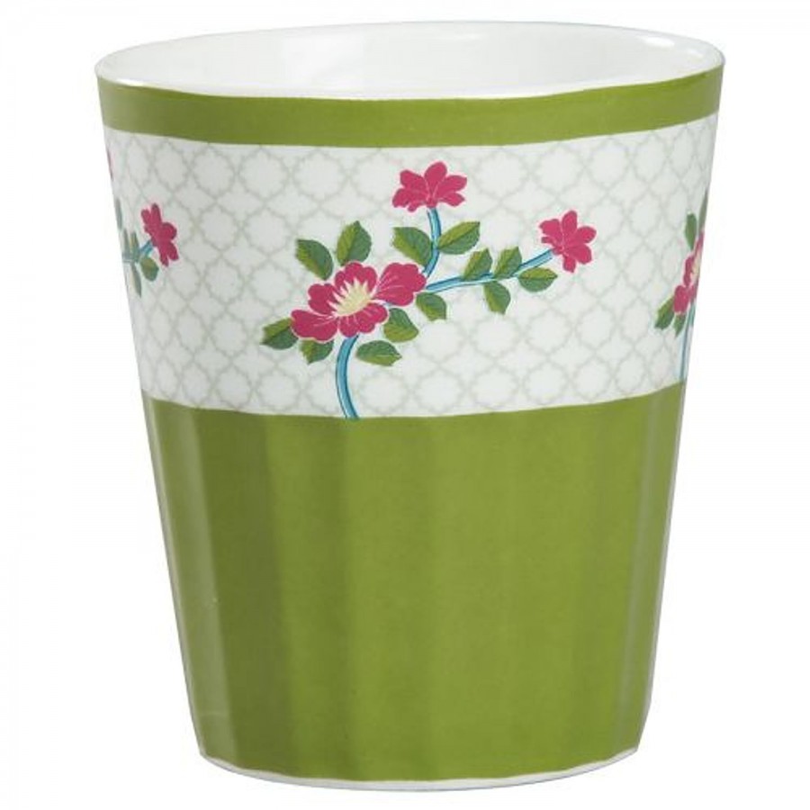 India Circus Chai/Cutting Chai Tumbler - Green & White