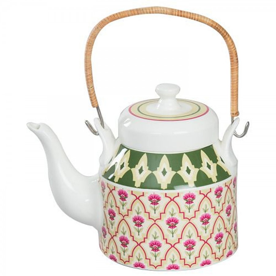 India Circus Chai/Desi Kettle - Pink & Green