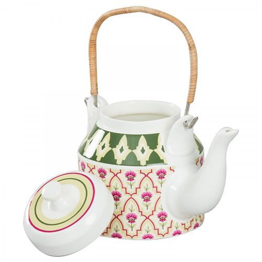 India Circus Chai/Desi Kettle - Pink & Green