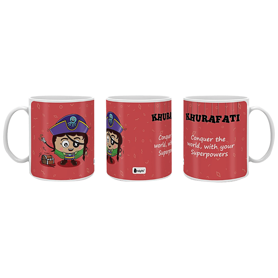 Indigifts Coffee Mug - Printed Khurafati Themed