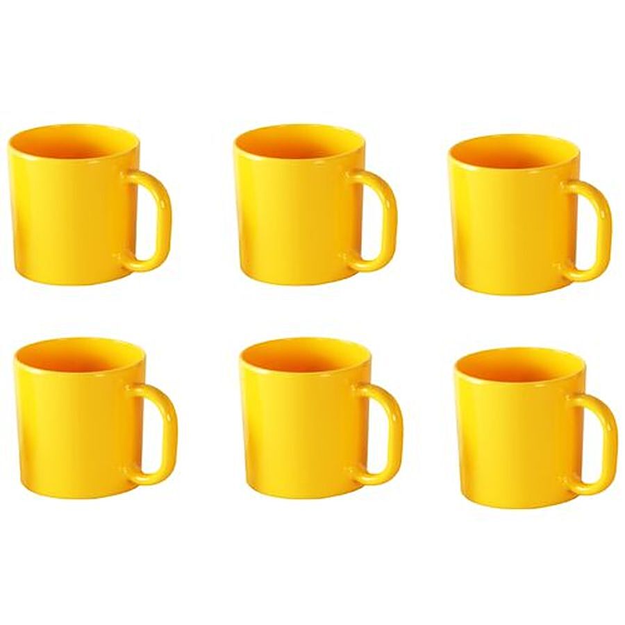 Iveo  Chai/100% Melamine Smart Coffee Mug Set - Yellow