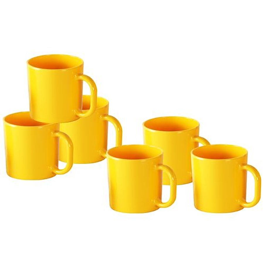 Iveo  Chai/100% Melamine Smart Coffee Mug Set - Yellow