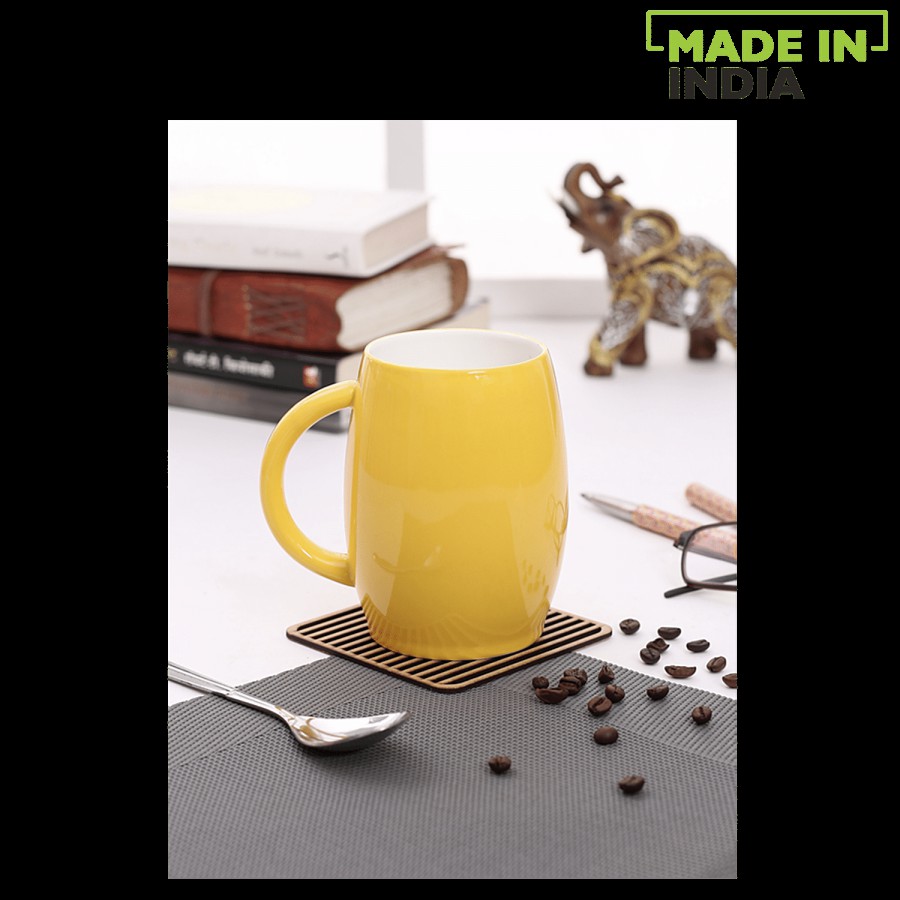 JCPL Dholak Ceramic Milk & Coffee Mug ZS-DH-02