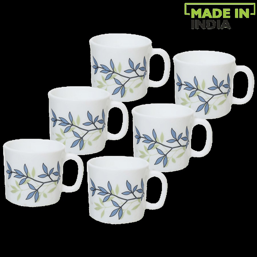 LaOpala Chai/Opalware Coffee Mug Set - Silken Charms