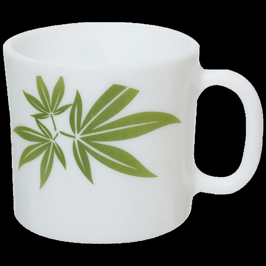 LaOpala Chai/Opalware Coffee Mug Set - Trinity Green